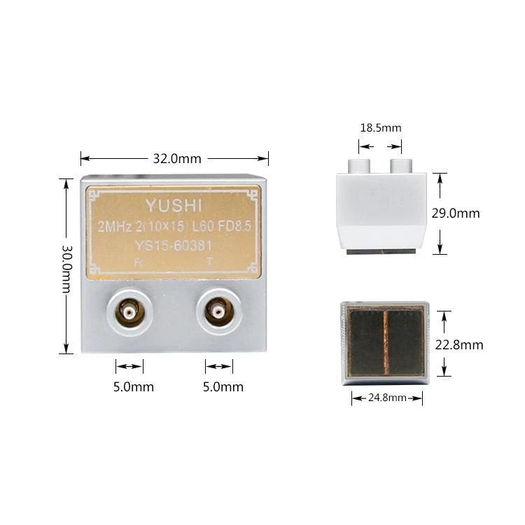 angle beam single element probe